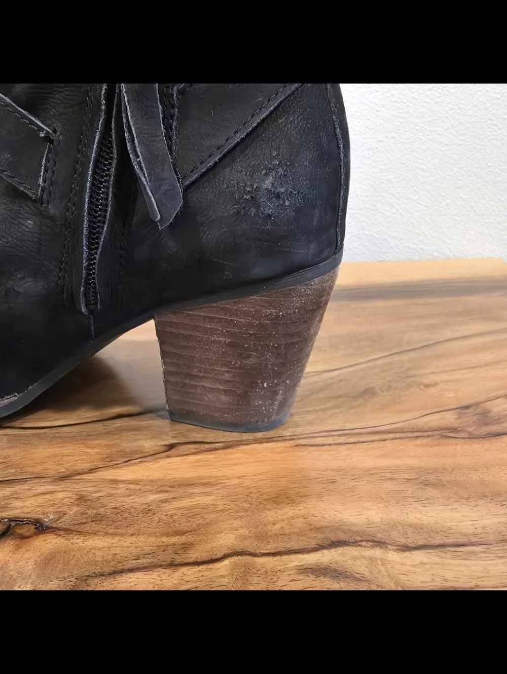 Sam Edelman Morris Black Suede Buckled Booties